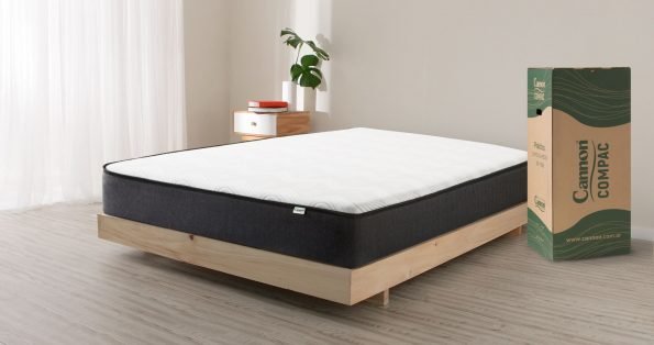 Colchón Cannon Compac Espuma Alta Densidad 80x190 En Caja