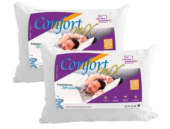 Almohada CONFORT MAX TMS Pack x 2 unidades