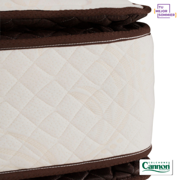 Conjunto Sommier Resorte + Sublime  EuroPillow  2 plazas 190cmx140cm