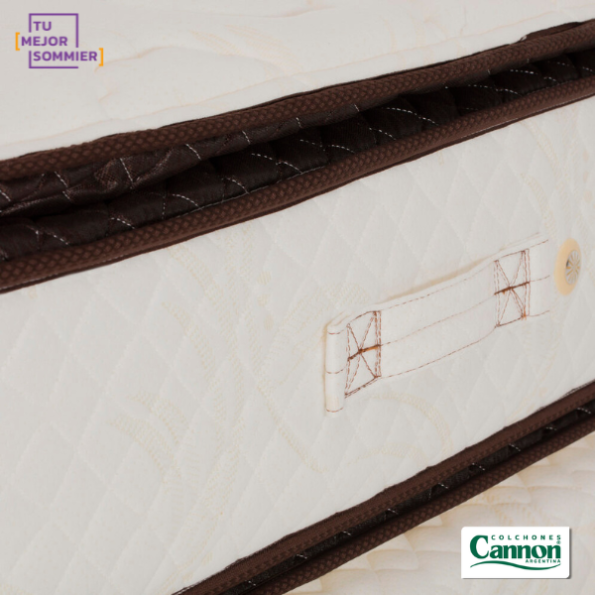 Conjunto Sommier Resorte + Sublime  EuroPillow  2 plazas 190cmx140cm