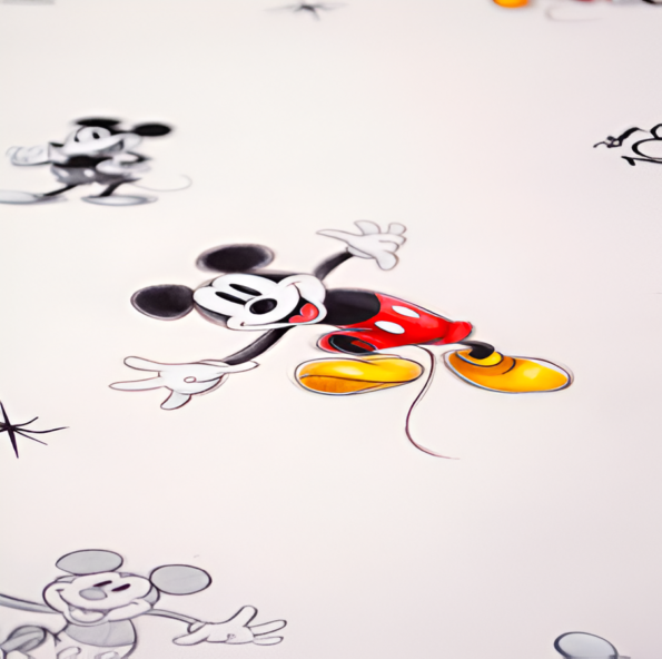 Juego Sabana Piñata Mickey D100 Poliéster  1 ½p