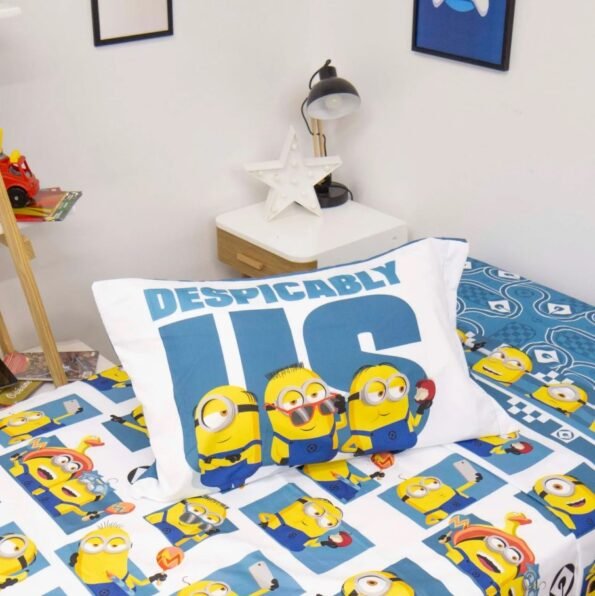 Juego Sabana Piñata Ultra Soft 100% Poliéster  1 ½p - Minions III